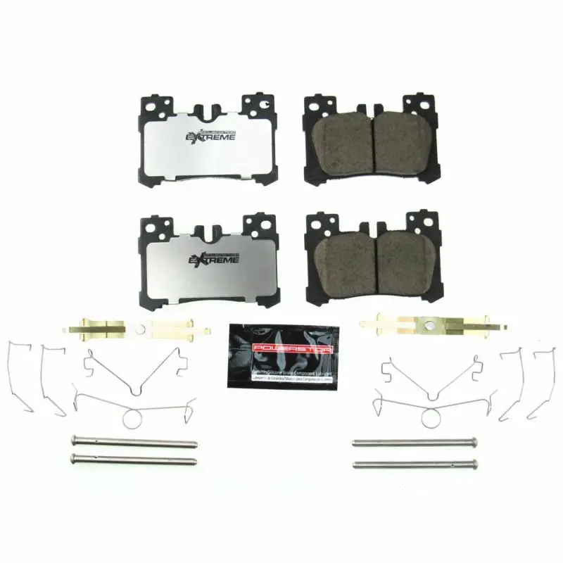 Power Stop 2018 Lexus Lc500 Rear Z26 Extreme Street Brake Pads W/Hardware 1