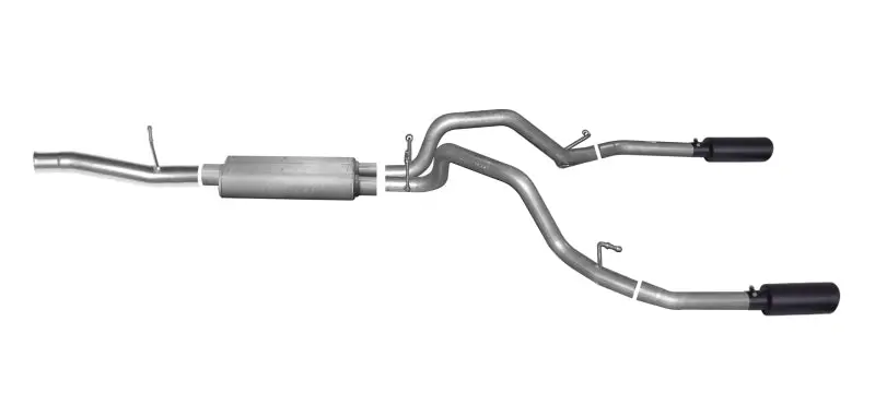 Gibson Black Elite Cat-Back Dual Exhaust System For 2010–2013 Chevrolet Silverado 1500 Lt (4.8L) 1