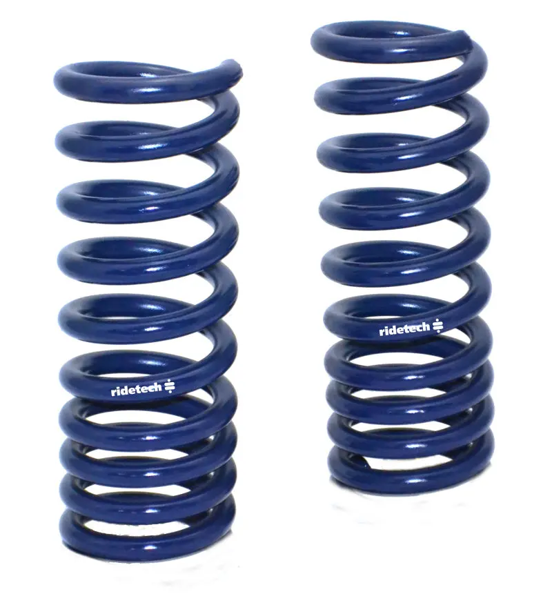 Ridetech Streetgrip Dual-Rate Lowering Coil Springs – Front Pair For 1967–1970 Ford Mustang Big Block Models 1