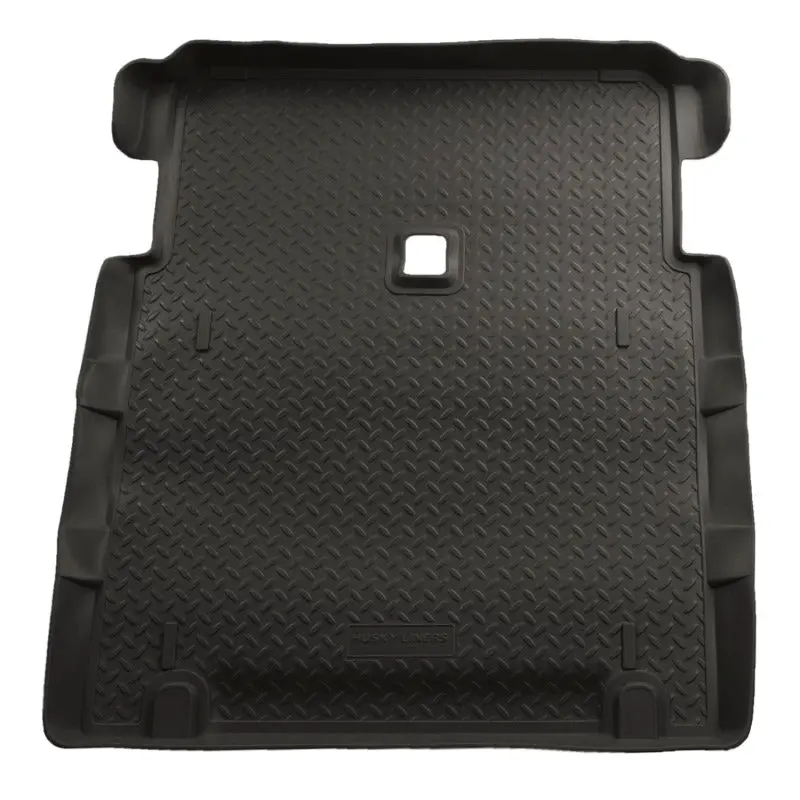 Husky Liners Rear Cargo Mat – Custom-Fit For 2004–2006 Jeep Wrangler Unlimited (Classic Style, Black) 1