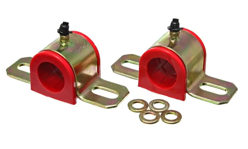 Energy Suspension 1" Red Greaseable Front Sway Bar Bushings – Universal Fit 1
