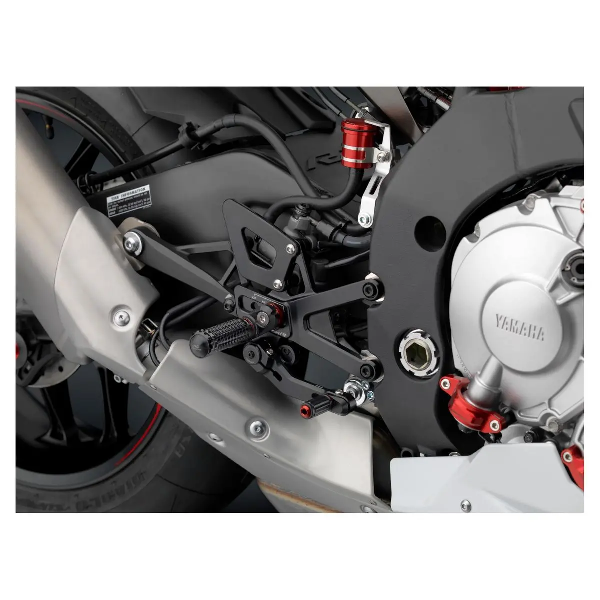 Rizoma Sport R Rearset Kit — Cnc-Machined Controls For 2015+ Yamaha Yzf-R1, R1M, And R1S 2